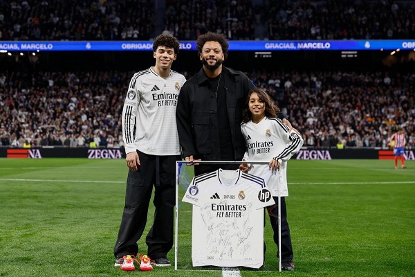 Marcelo on onnekas saadessaan eläkkeelle seremonian Real Madridista Marcelo on onnekas saadessaan eläkkeelle seremonian Real Madridista